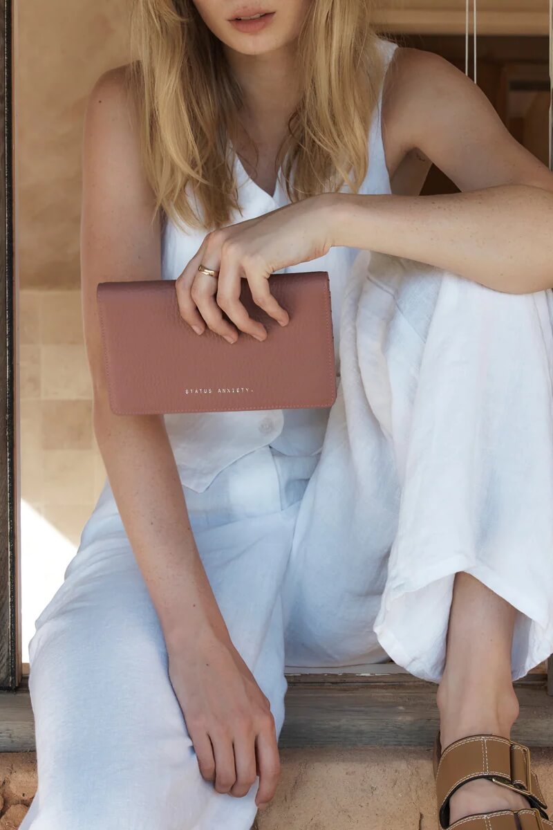 Status Anxiety Living Proof Wallet | Dusty Rose