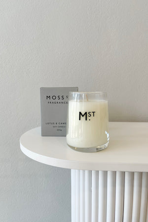 Moss St. Fragrances Soy Candle | Lotus & Camelia