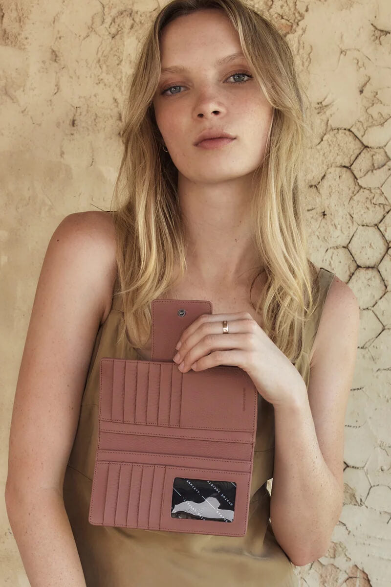 Status Anxiety Ruins Wallet | Dusty Rose