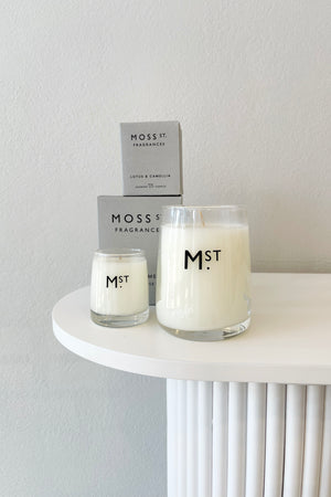 Moss St. Fragrances Soy Candle | Lotus & Camelia