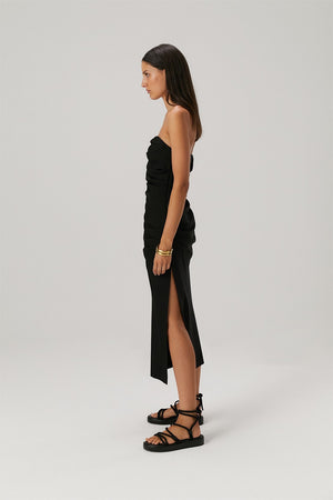 Misha Saoirse Midi Dress | Black