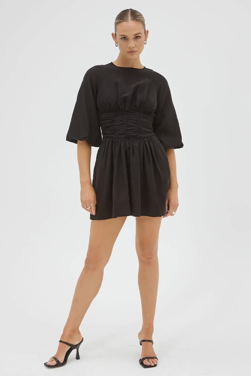 Sovere Essence Mini Dress | Black