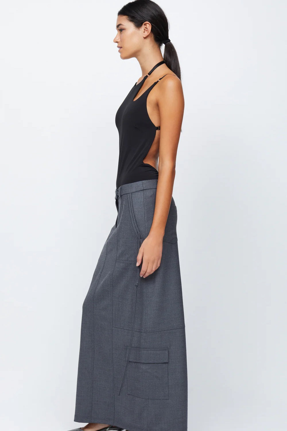 Bec + Bridge Zadie Asym Bodysuit Black