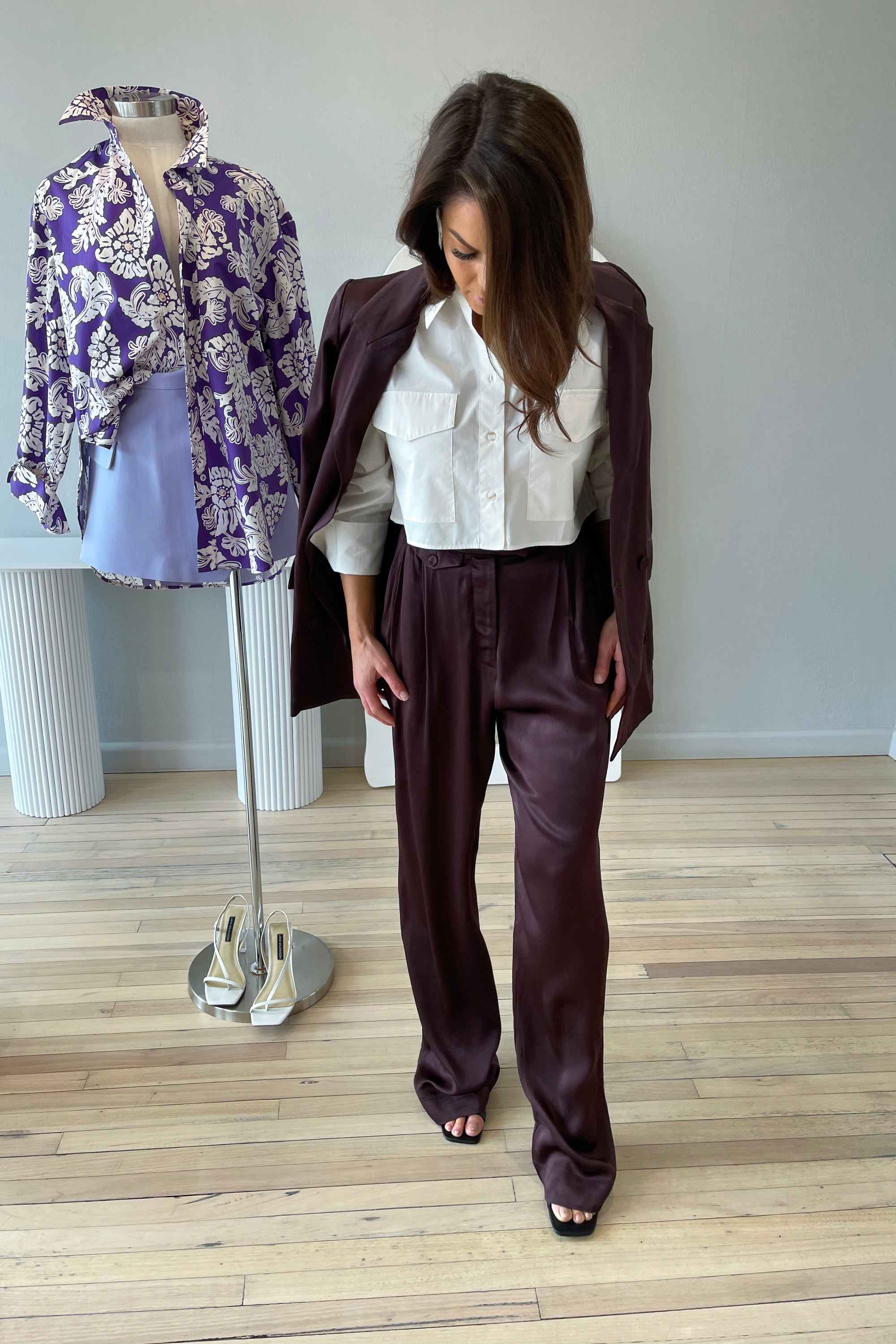 Shona Joy Lana Tailored Pant | Cocoa