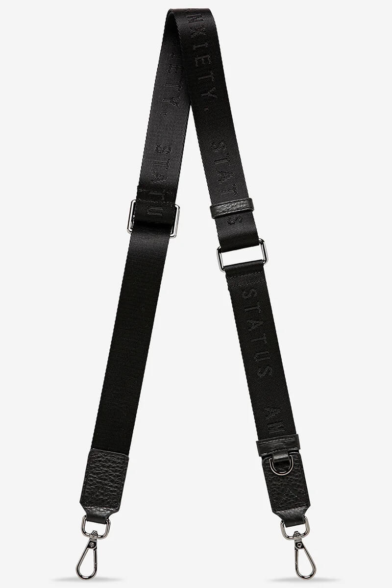Status Anxiety Thin Bag Strap | Black