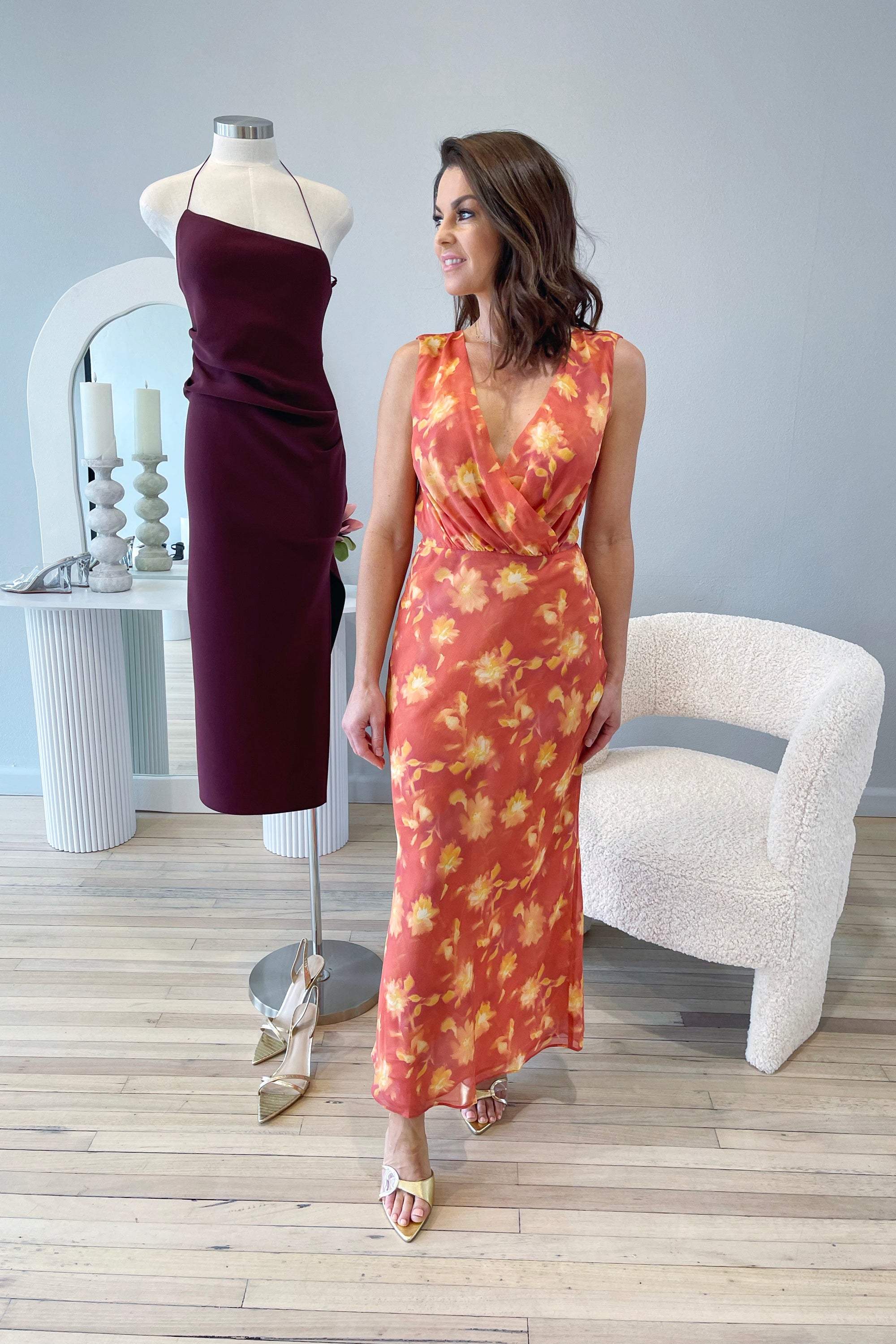 Bec + Bridge Azalea Wrap Maxi Dress | Lumen Floral