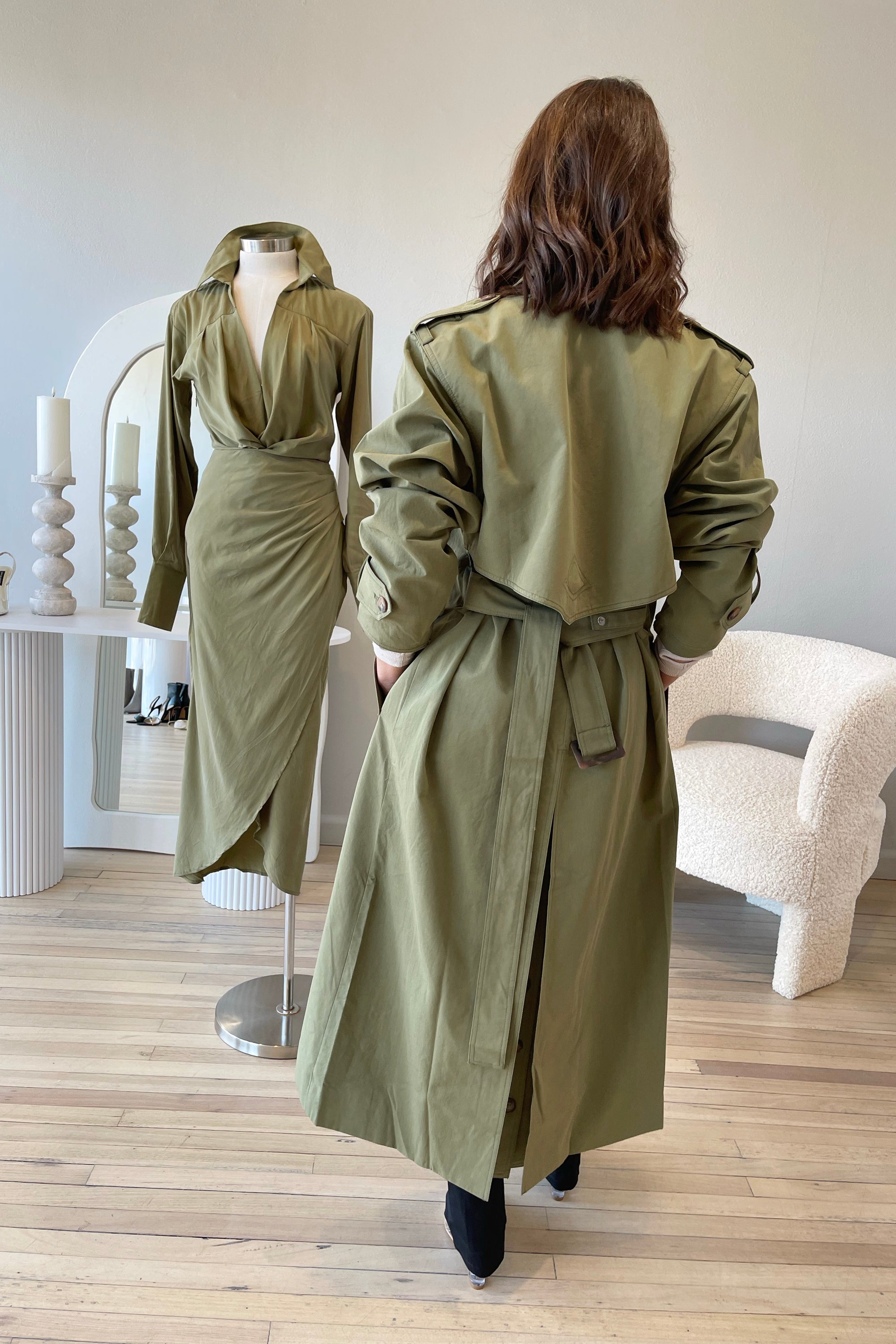 Sovere Agency Trenchcoat | Olive