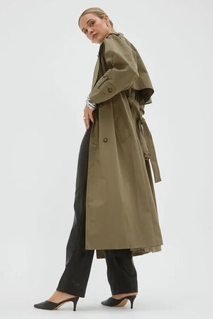 Sovere Agency Trenchcoat | Olive