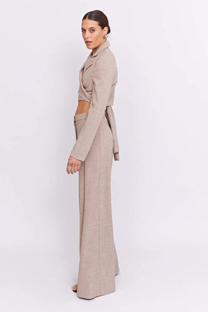 Pfeiffer Wide Leg Pant | Biscuit