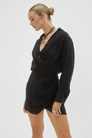 Sovere Arcade Mini Dress | Black