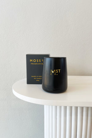 Moss St. Fragrances Soy Candle | Sage & Cedar