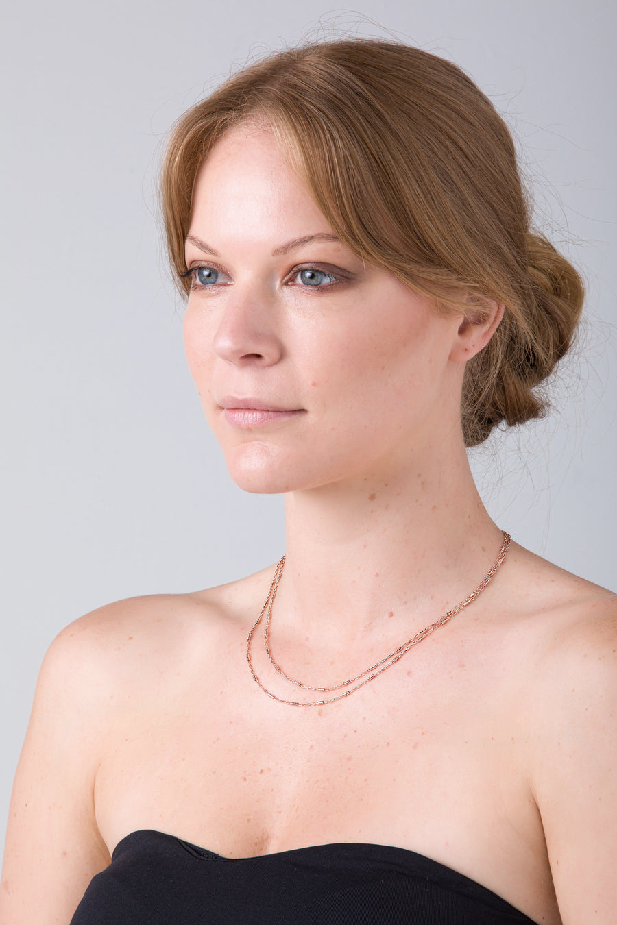Liberte Jil Necklace | Rose Gold