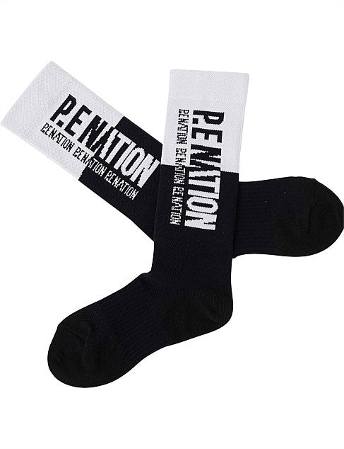 PE Nation Layback Socks Black