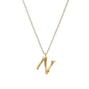 letter-necklace-n-gold
