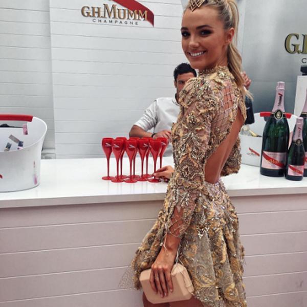 Olga Berg Lia Facetted Pod With Tassel Natural