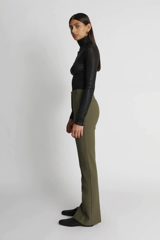 C&M Camilla & Marc Mateo Tailored Pant in Willow Green