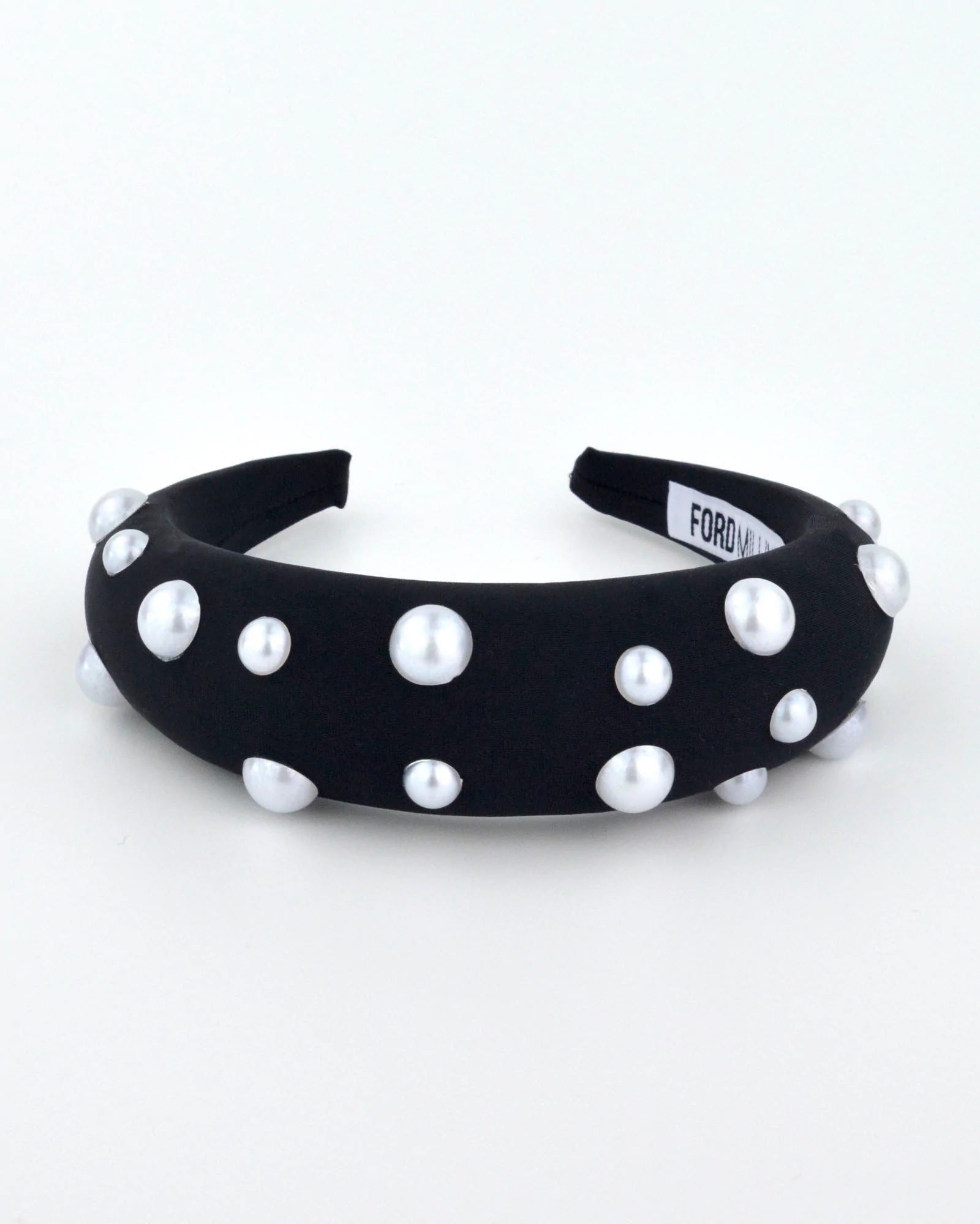 Ford Millinery Monica Headband Black/Pearl