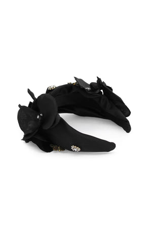 Morgan & Taylor Arya Headpiece | Black