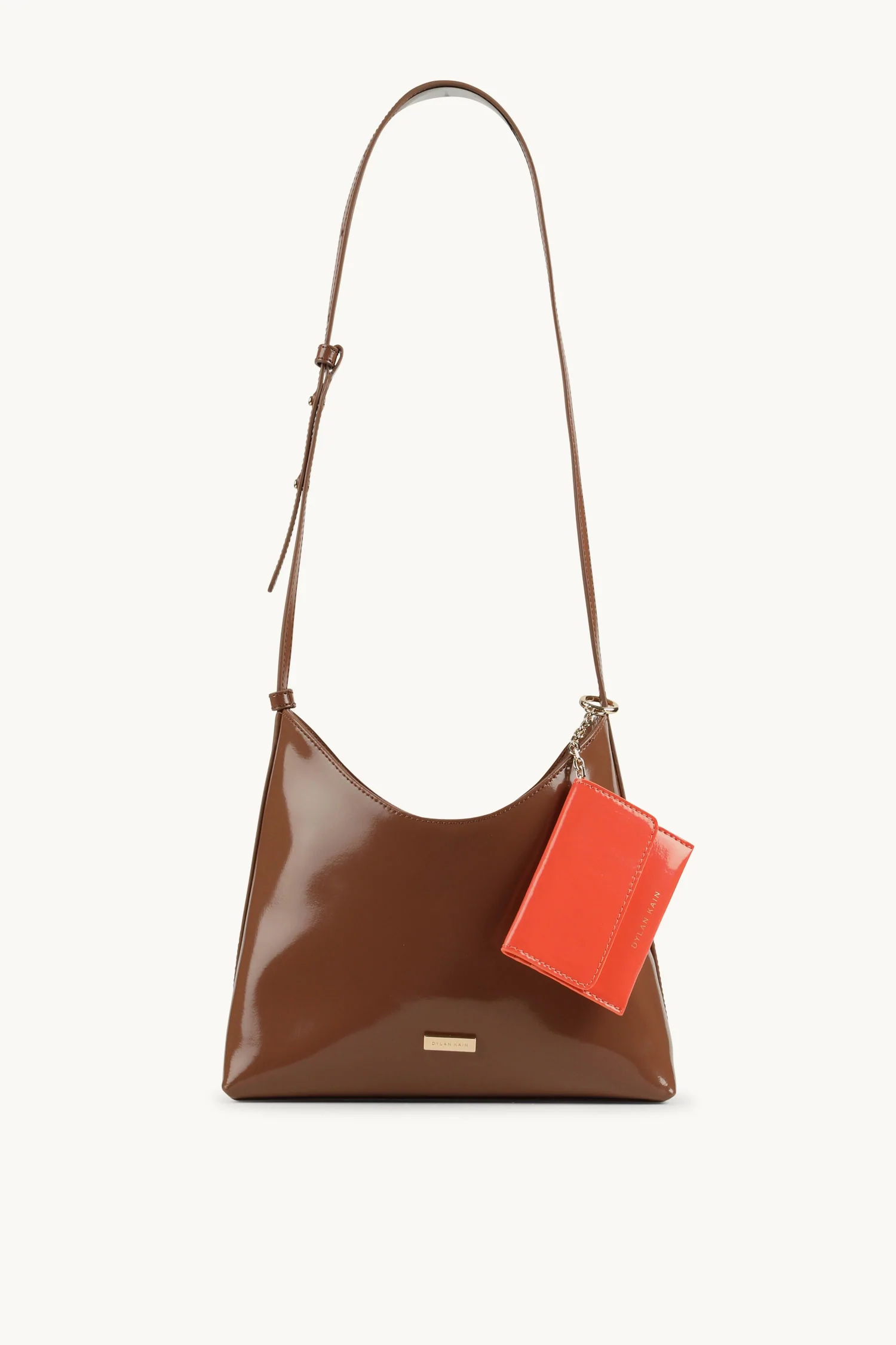 Dylan Kain The Moss Patent Petite Chocolate