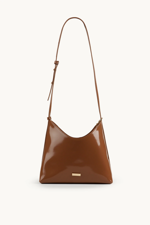 Dylan Kain The Moss Patent Petite Chocolate