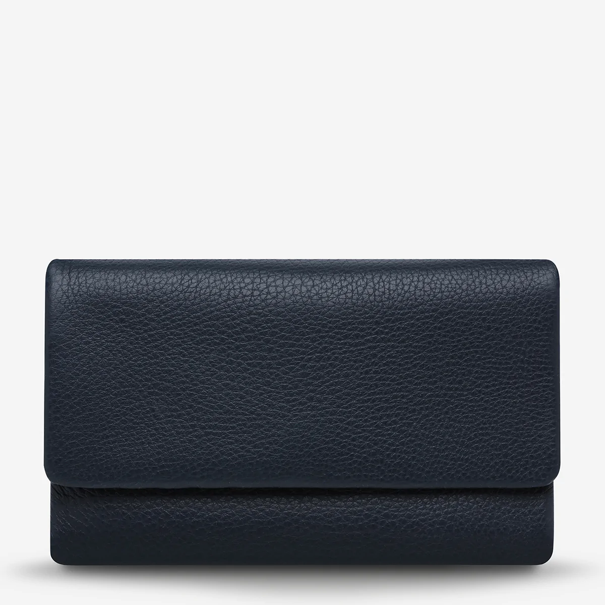 Status Anxiety Audrey Wallet Navy Pebble