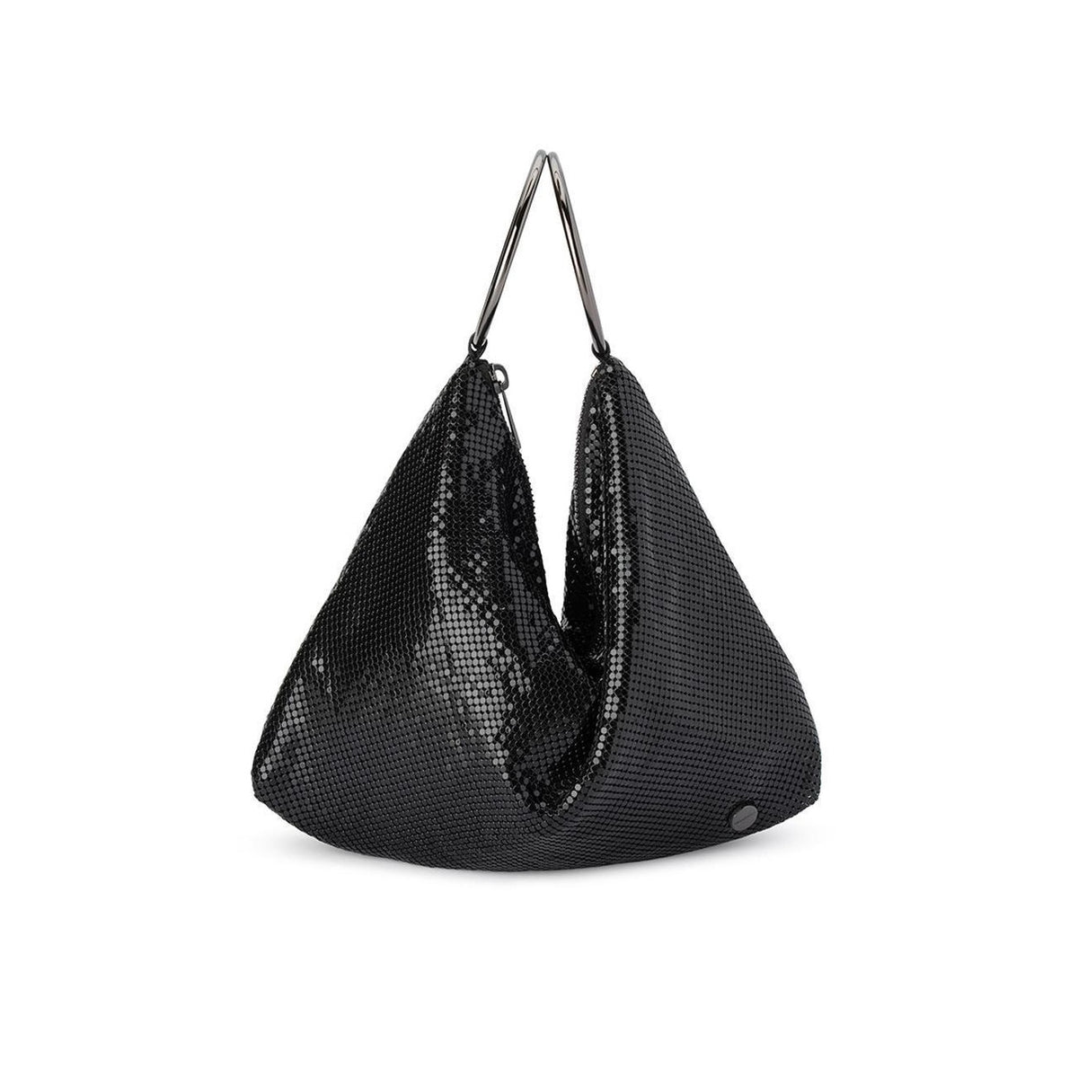 Olga Berg Shar Mesh Convertible Bag Black Fifi Annie