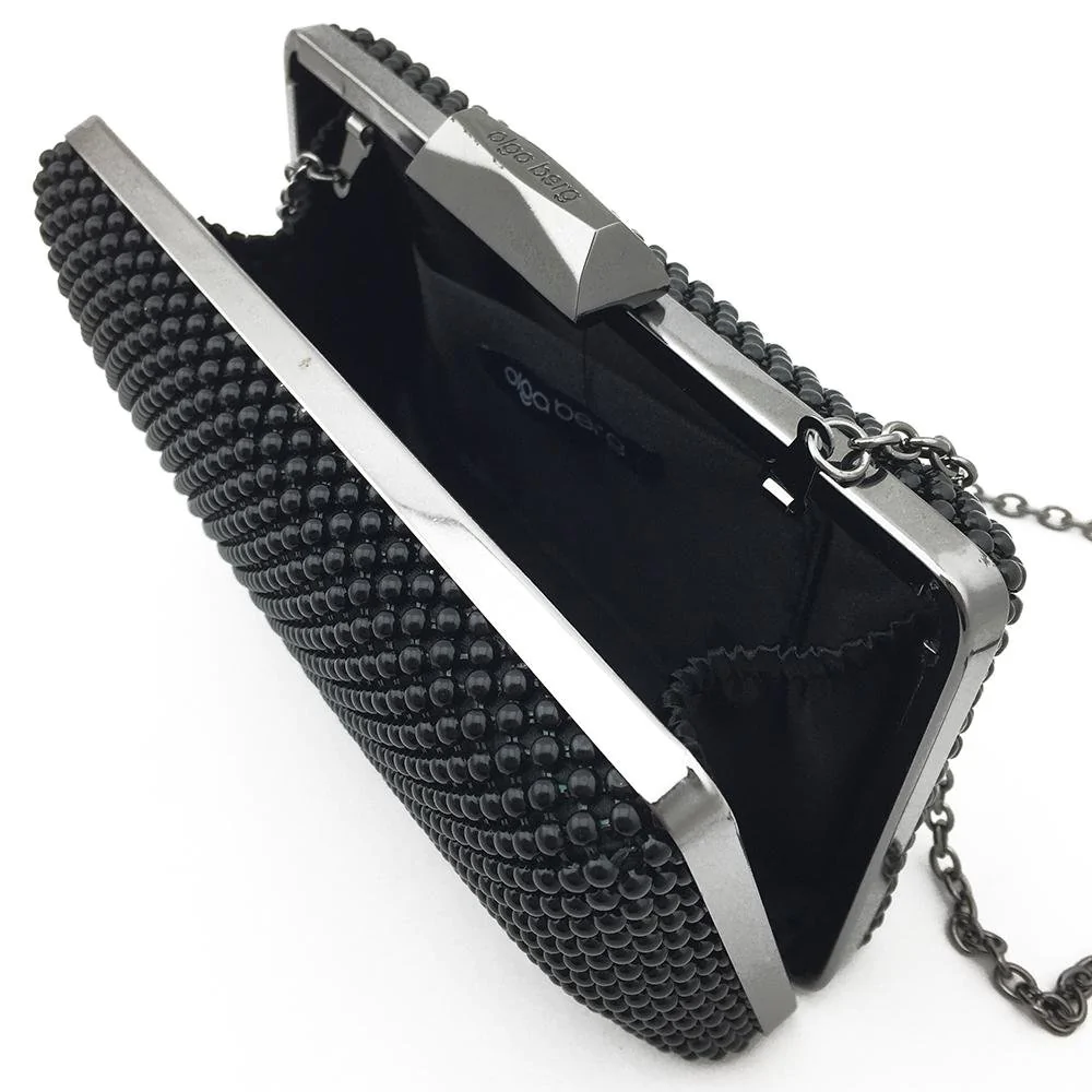 Olga Berg Natasha Ball Mesh Pod | Black
