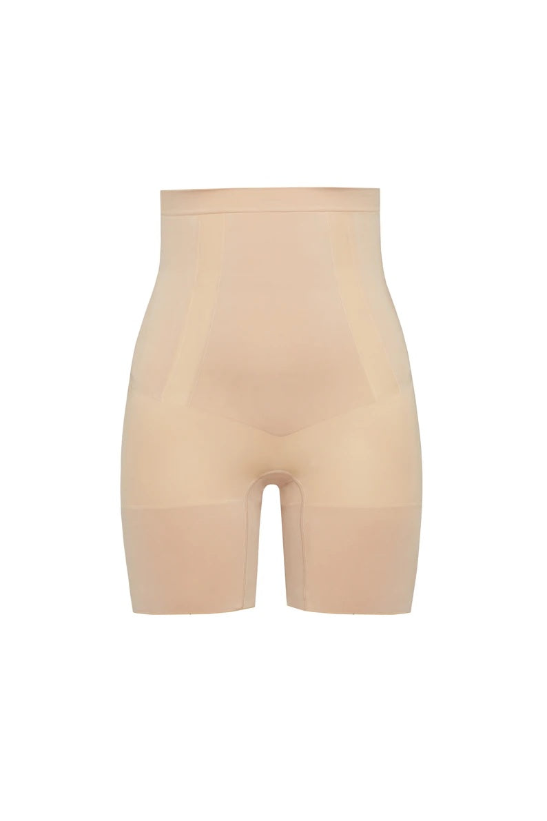 Spanx Oncore High Waisted Mid Thigh Short Beige