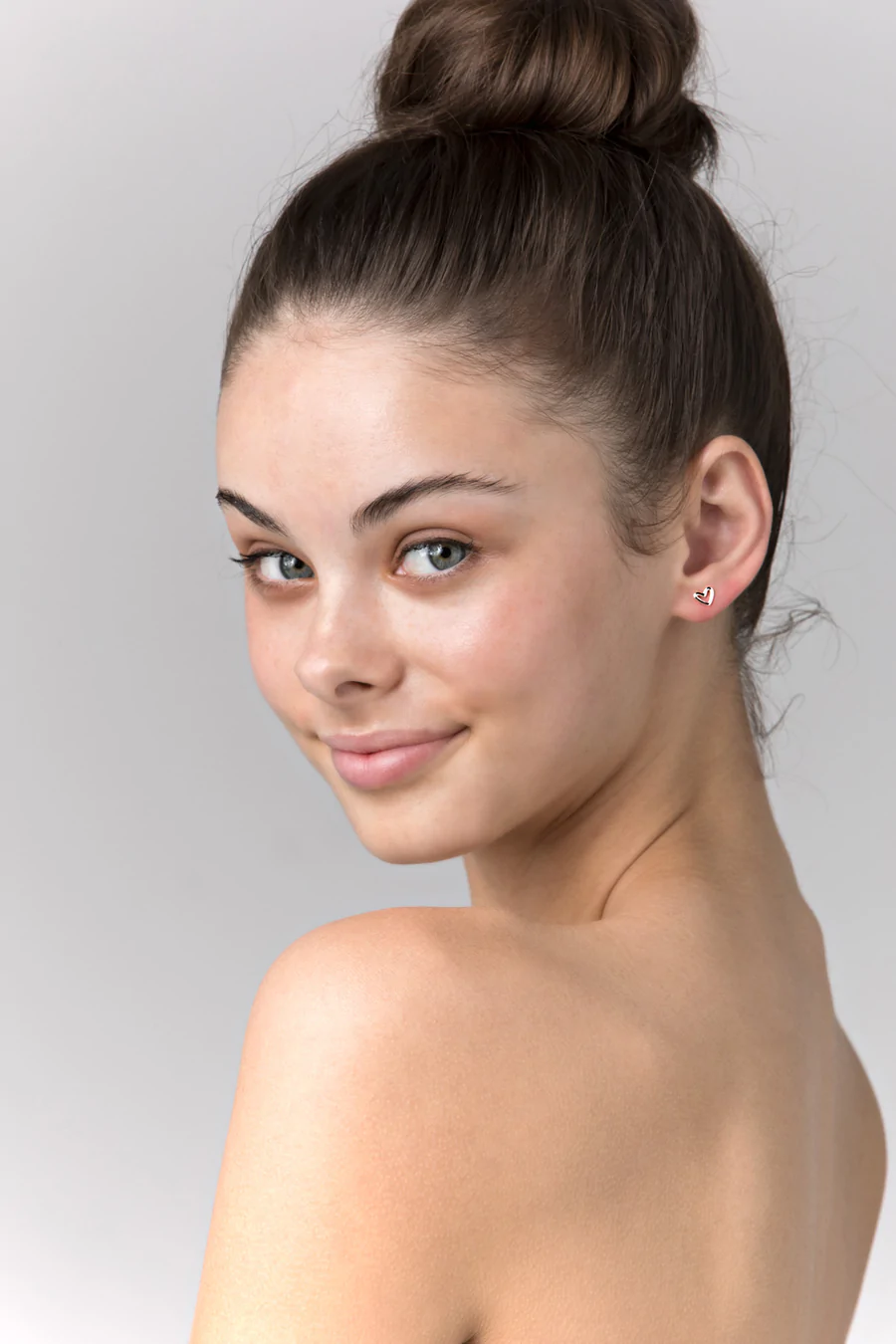 Liberte Petite Heart Earring Silver