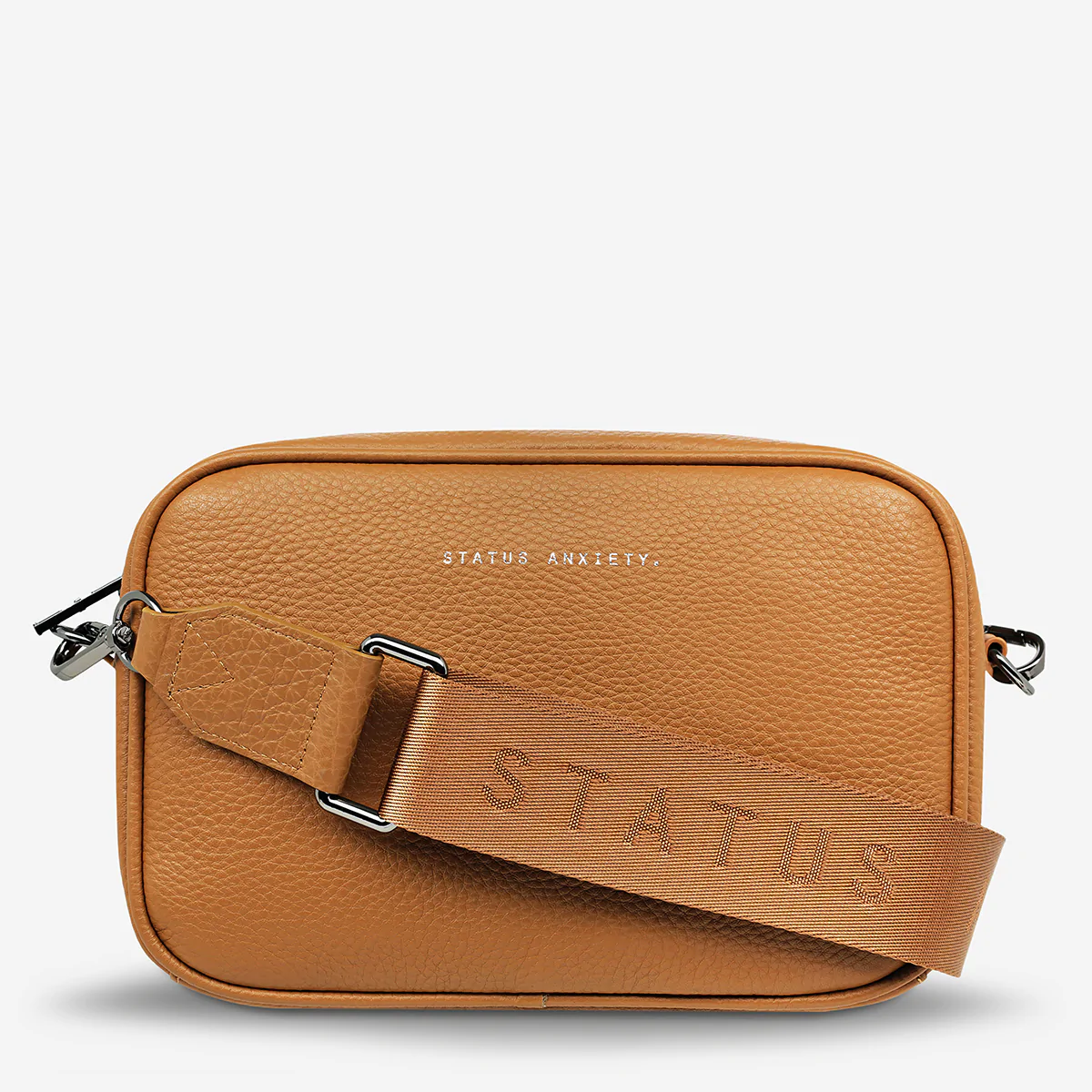 Status Anxiety Plunder With Webbed Strap Bag | Tan