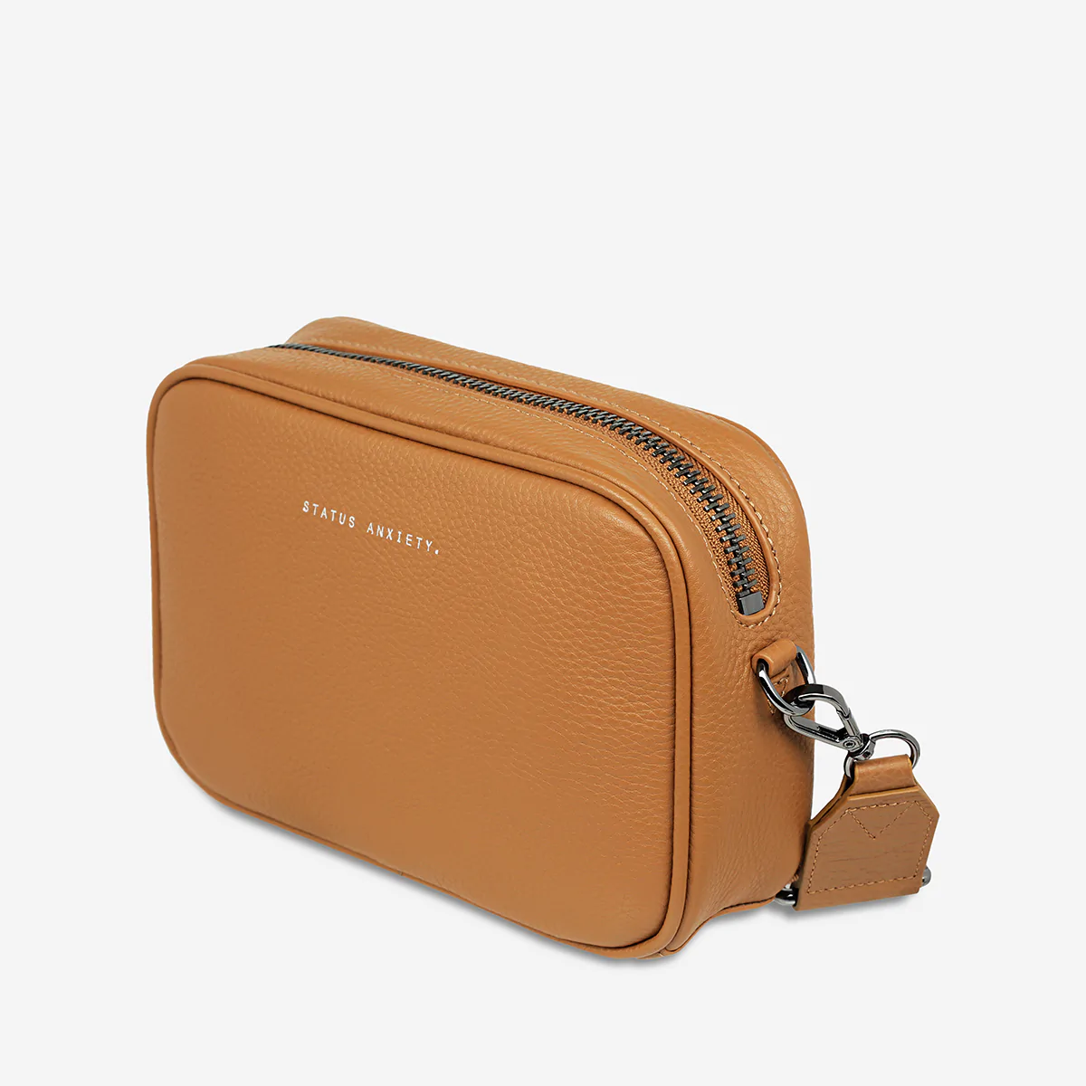 Status Anxiety Plunder With Webbed Strap Bag | Camel