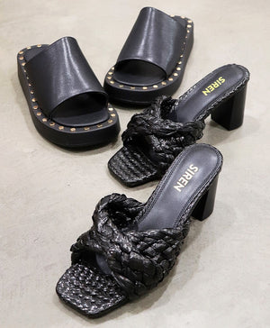 Siren Shoes York Slide In Black