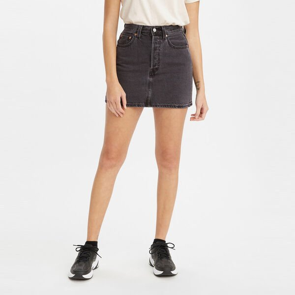 Levi's Ribcage Skirt | Washed Black