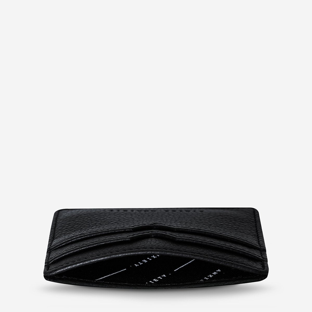 status-anxiety-wallet-together-for-now-black-top-angle