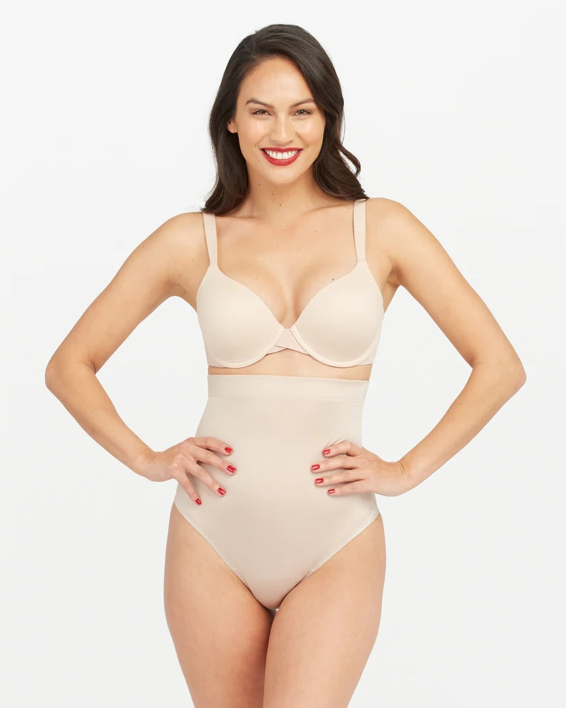 Buy SPANX Suit Your Fancy High Waist Thong Tan online