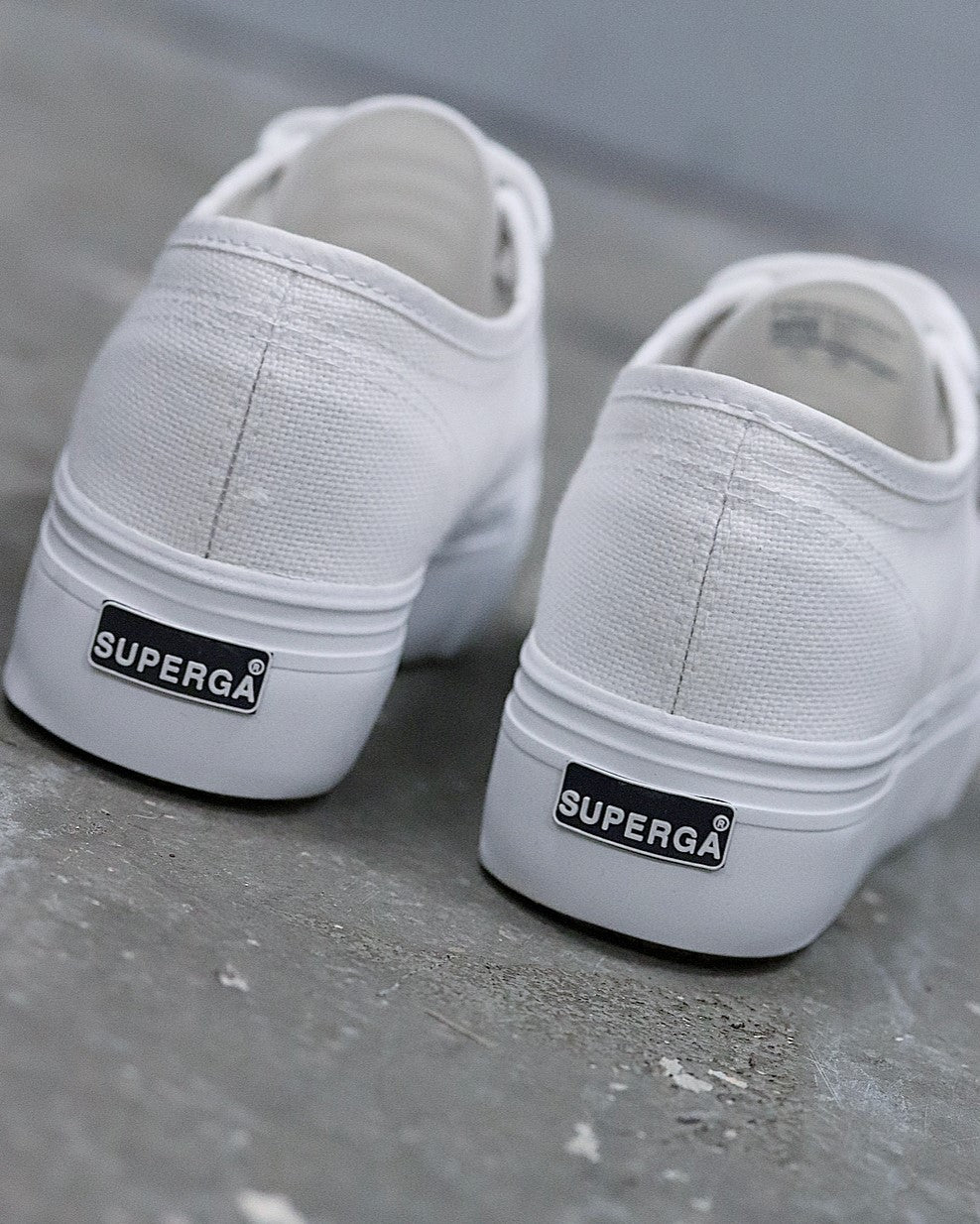 Superga 2790 White Canvas Full Platform BEST SELLER | RESTOCKED