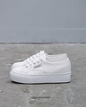 Superga 2790 White Canvas Full Platform BEST SELLER | RESTOCKED