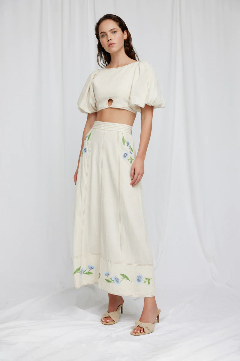 Significant Other Sylvie Top Oatmeal