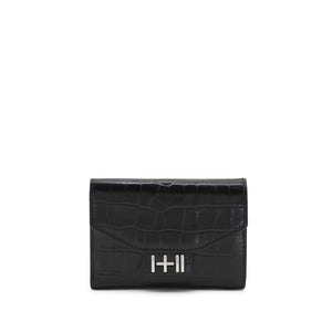 Dylan Kain The Helena Croc Wallet Silver