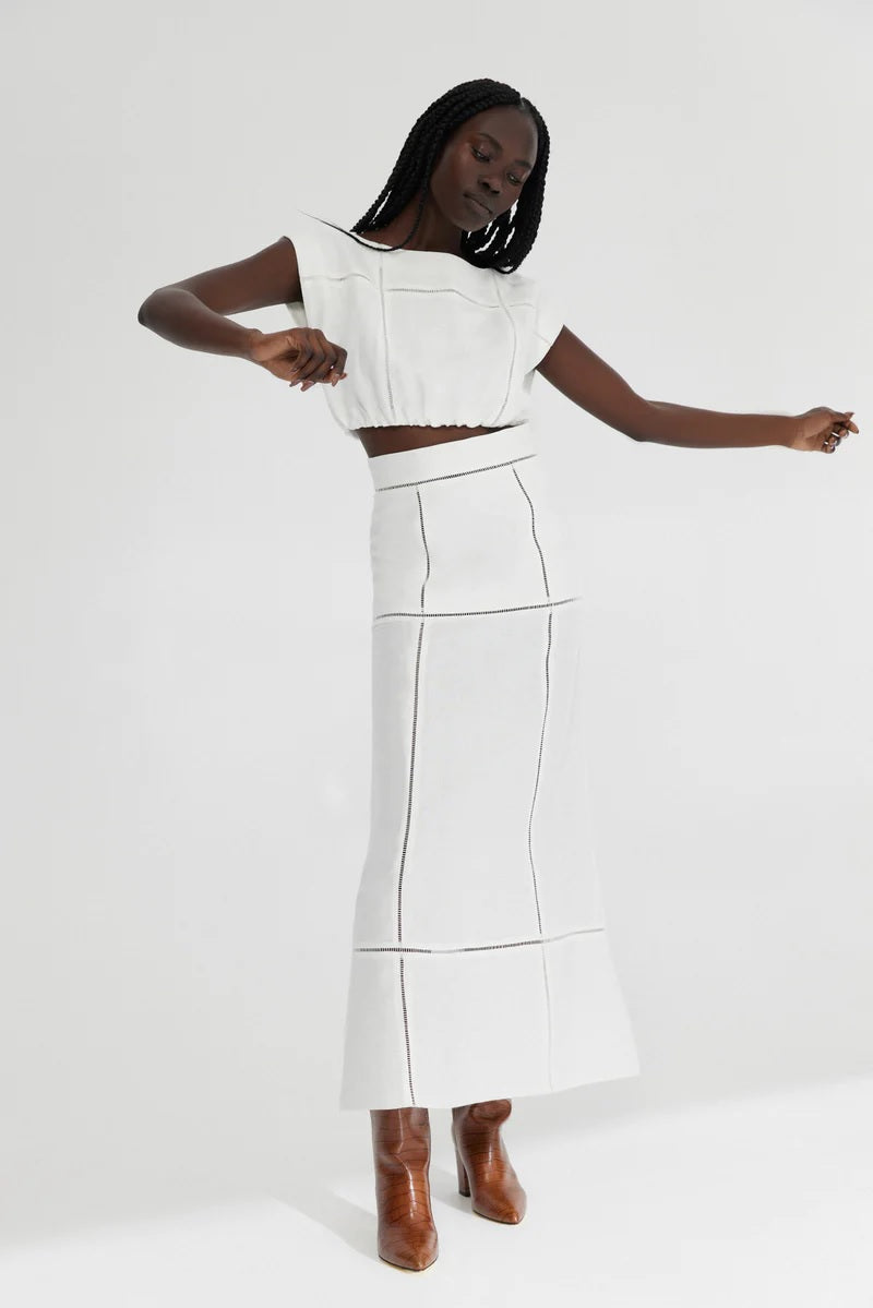 Significant Other Theodora Top Ivory