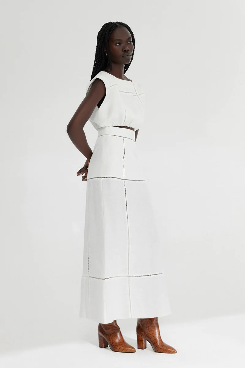 Significant Other Theodora Top Ivory